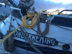 Boot im Hafen Pfingstsegeln 2016