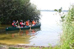 Kanu in der Wassersport-Freizeit